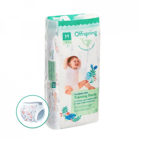 Трусики-подгузники Offspring M 6-11 кг 42 шт расцветка Риф Трусики-подгузники Offspring M 6-11 кг 42 шт расцветка Риф
