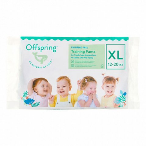 Трусики-подгузники Offspring Travel pack ХL 12-20 кг 3 шт Трусики-подгузники Offspring Travel pack ХL 12-20 кг 3 шт