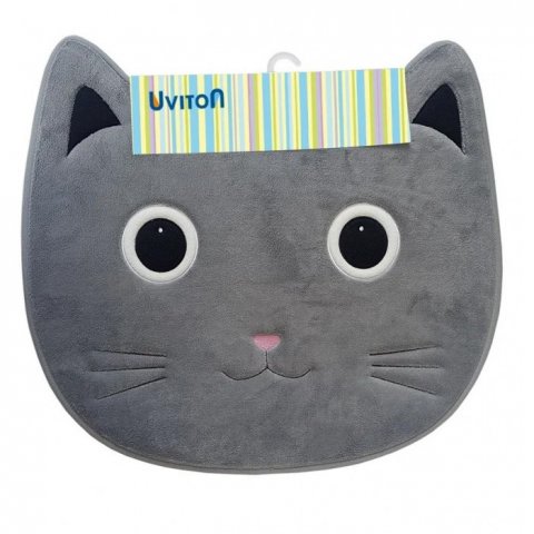 Uviton Коврик для ванной Cat 60х54 см серый Uviton Коврик для ванной Cat 60х54 см серый