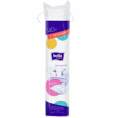 Ватные диски Bella 140 шт Ватные диски Bella 140 шт