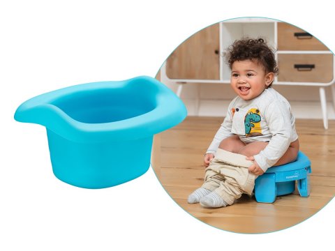 Вкладка многоразовая универсальная для дорожных горшков ROXY-KIDS, цвет голубой Вкладка многоразовая универсальная для дорожных горшков ROXY-KIDS, цвет голубой