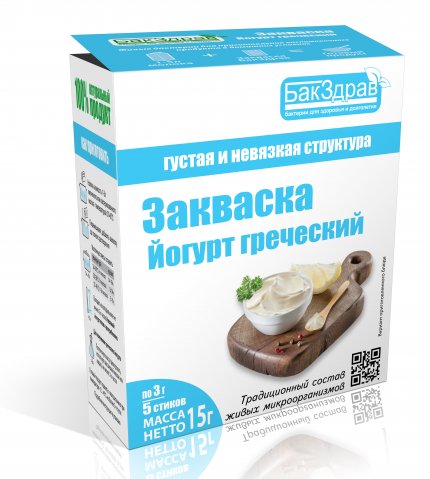 ЙОГУРТ ГРЕЧЕСКИЙ ЗАКВАСКА БАКЗДРАВ Упаковка 15г (5 стиков) ЙОГУРТ ГРЕЧЕСКИЙ ЗАКВАСКА БАКЗДРАВ Упаковка 15г (5 стиков)