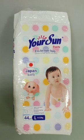 YourSun трусики L (10-14 кг),44 шт. YourSun трусики L (10-14 кг),44 шт.