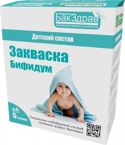 Закваска для бифидум БакЗдрав, Упаковка 3г (1 стик) Закваска для бифидум БакЗдрав, Упаковка 3г (1 стик)