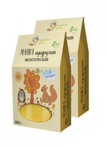 ЗДОРОВЫЕ ДЕТКИ / Крупа манная кукурузная ЗДОРОВЫЕ ДЕТКИ / Крупа манная кукурузная