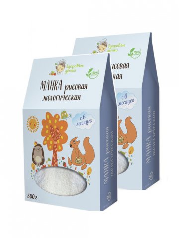 ЗДОРОВЫЕ ДЕТКИ / Крупа рисовая ЗДОРОВЫЕ ДЕТКИ / Крупа рисовая