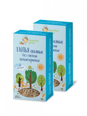 ЗДОРОВЫЕ ДЕТКИ / Овсяные хлопья ЗДОРОВЫЕ ДЕТКИ / Овсяные хлопья