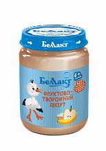 Фруктовое пюре Беллакт Фруктово-творожный десерт