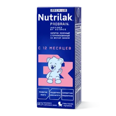 Нутрилак (Nutrilak) Premium 3 напиток молочный стерилизованный 200мл Нутрилак (Nutrilak) Premium 3 напиток молочный стерилизованный 200мл
