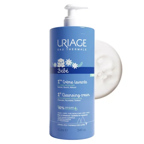 Uriage bebe крем очищающий пенящийся первый 500 мл Uriage bebe крем очищающий пенящийся первый 500 мл