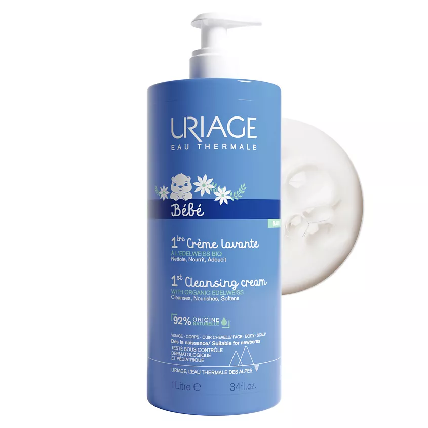 Uriage bebe крем очищающий пенящийся первый 500 мл Uriage bebe крем очищающий пенящийся первый 500 мл